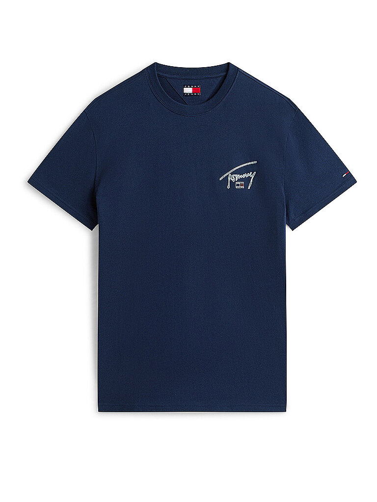 Tommy Jeans T-shirt à Manches Courtes Dm0dm22320 Dark Night Navy L Homme